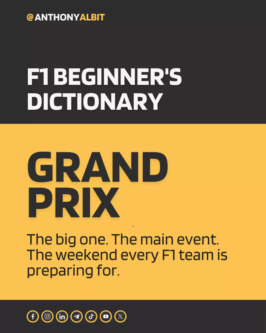 F1 Dictionary: Grand Prix (Post Title Image)